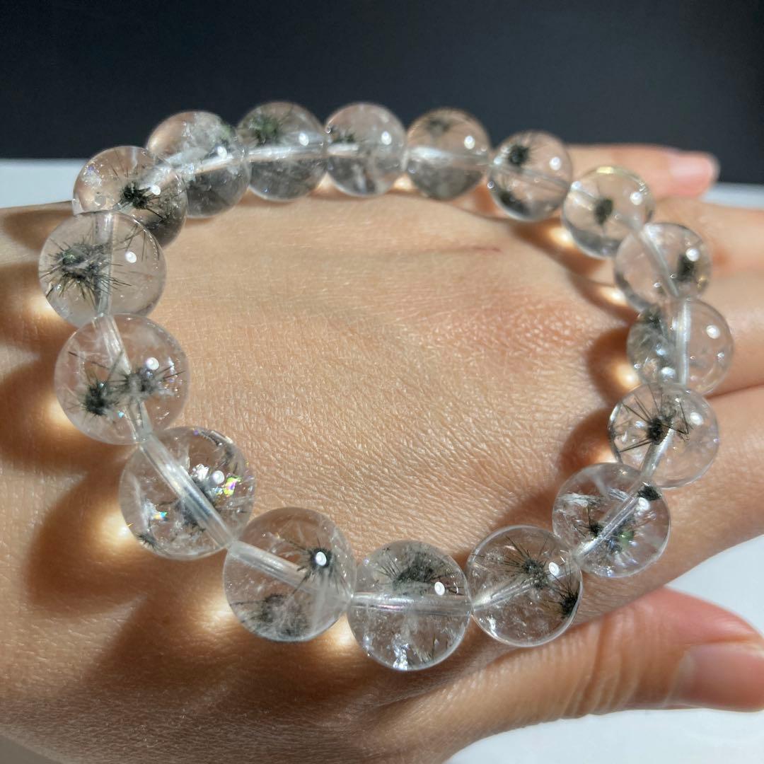 超レア　まりも水晶ホーライダイトインクォーツ　星水晶す