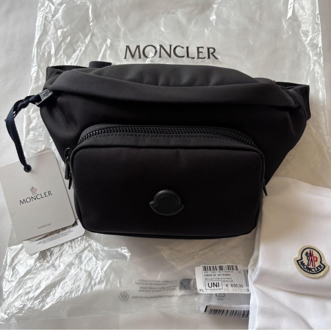 モンクレール Durance 撥水 ナイロン ベルト バッグ