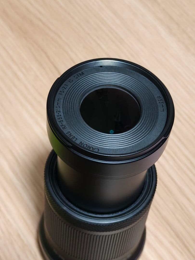 使用僅少Canon レンズ RF-S55-210mm F5-7.1 IS STM