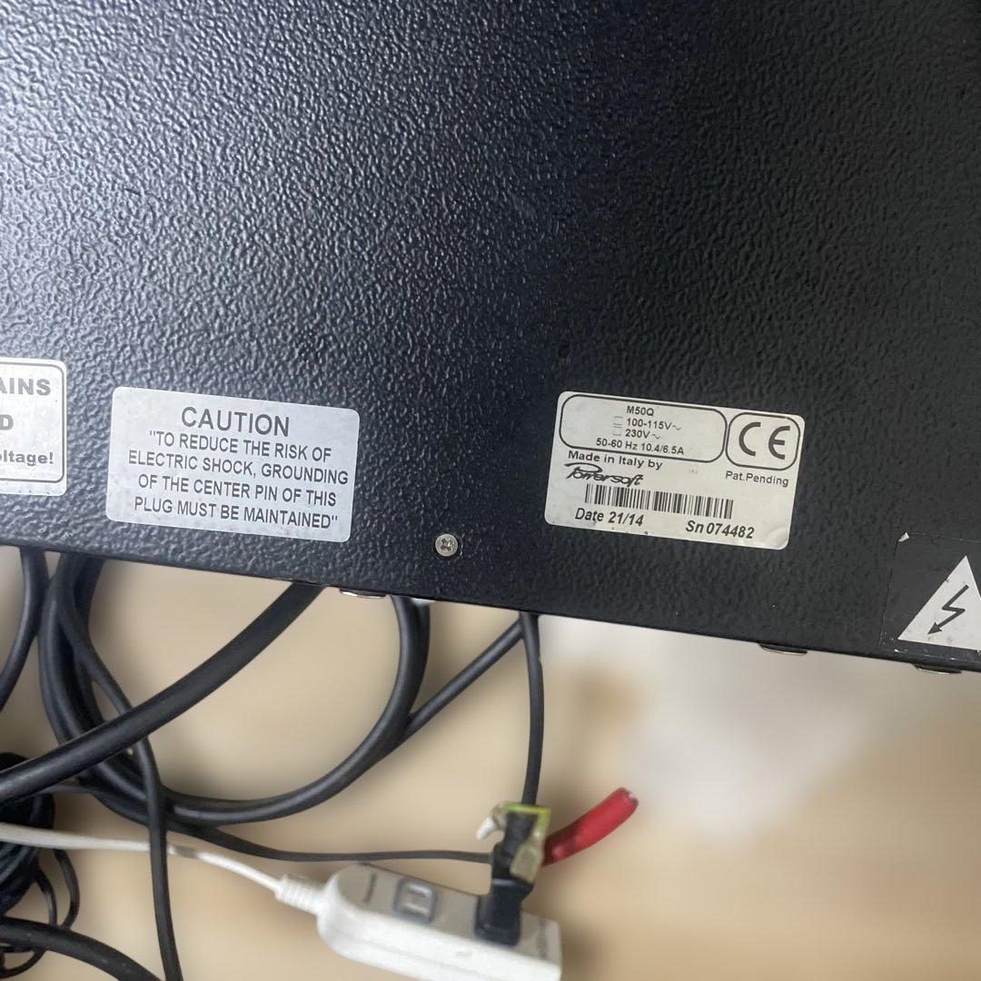 パワーアンプ M50Q Powersoft 電源入らない動作未確認ためジャンク品