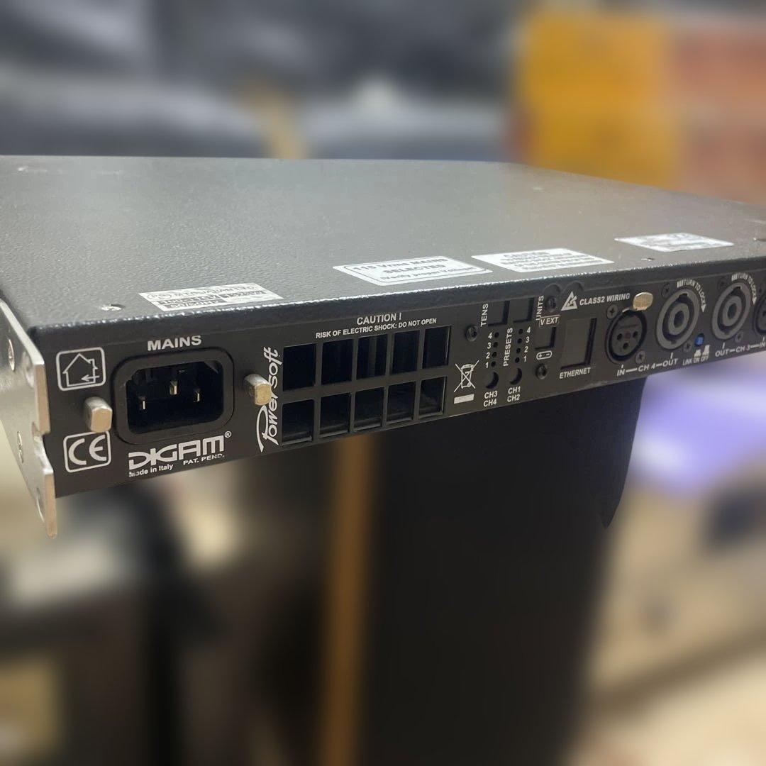 パワーアンプ M50Q Powersoft 電源入らない動作未確認ためジャンク品