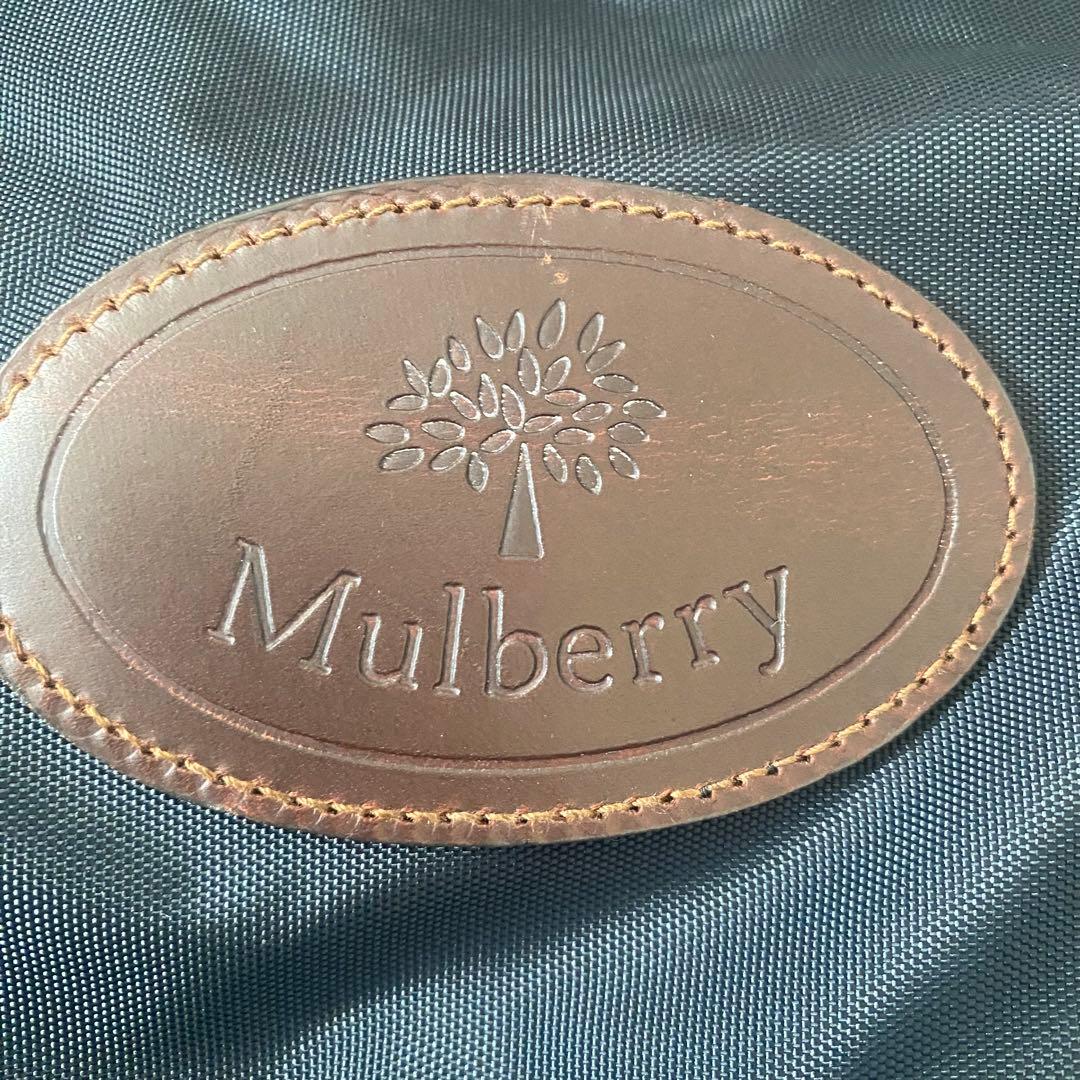 Mulberry 英国製 ボストンバッグ 大容量 ナイロン ブラック　軽量
