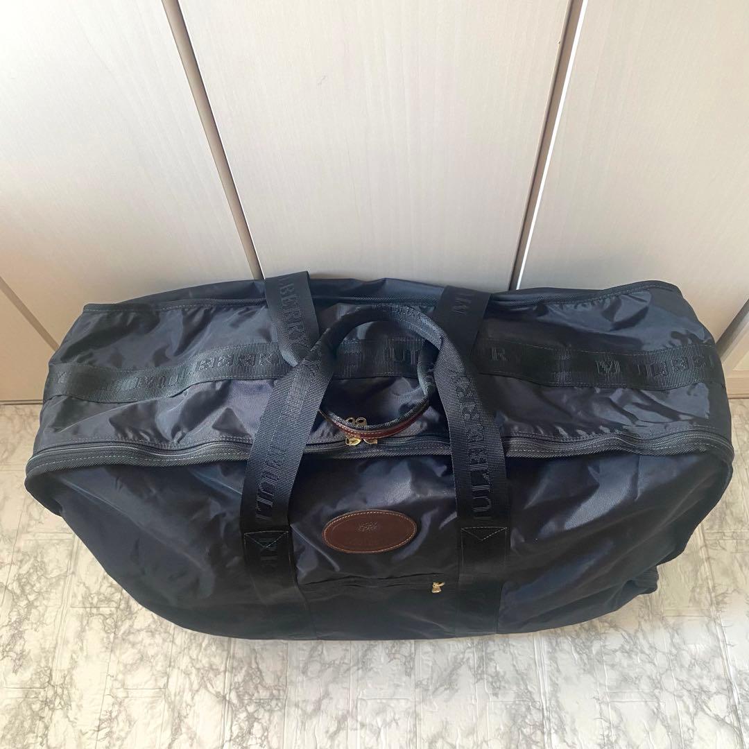 Mulberry 英国製 ボストンバッグ 大容量 ナイロン ブラック　軽量