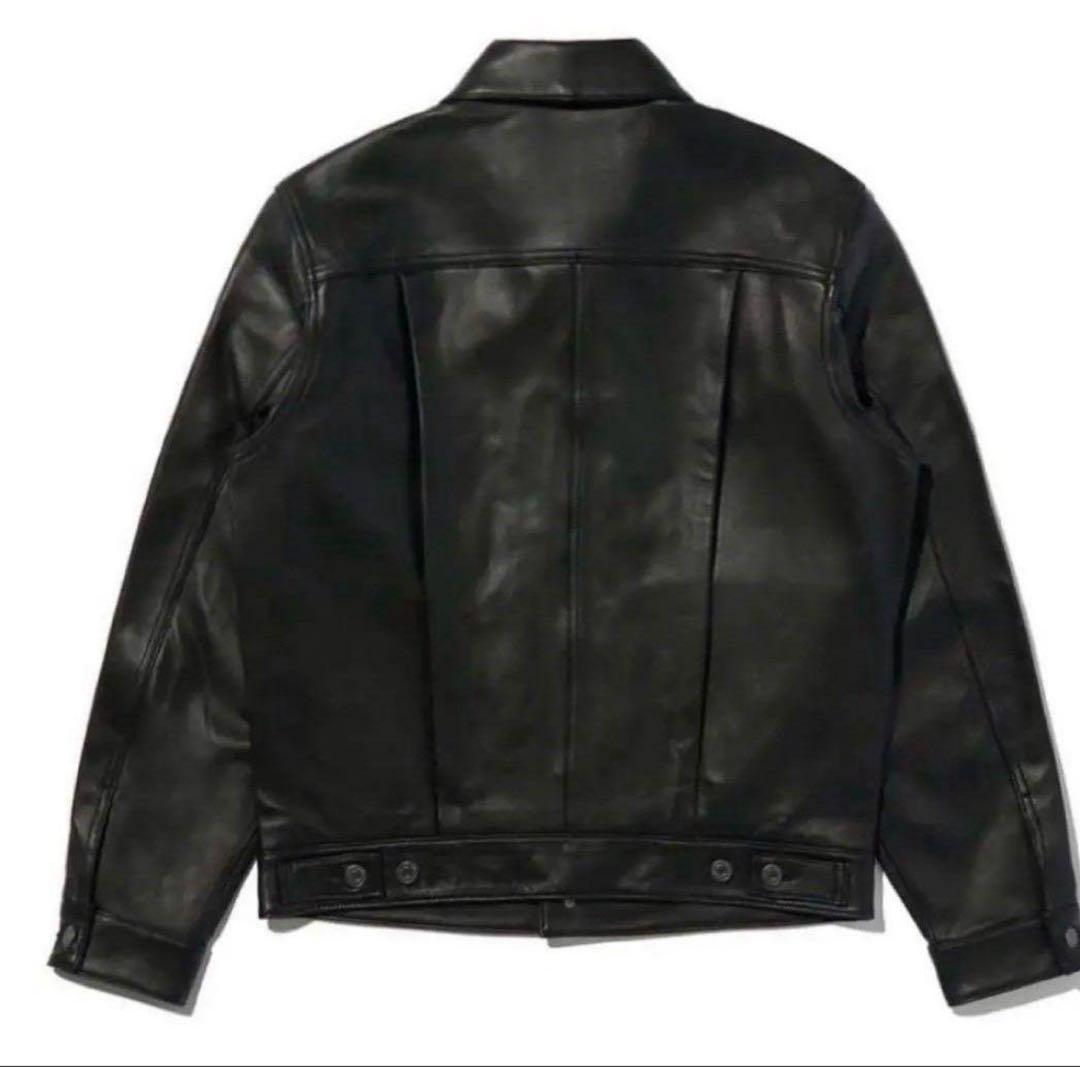 あ*み様 Levi's black premium レザージャケット　Sサイズ