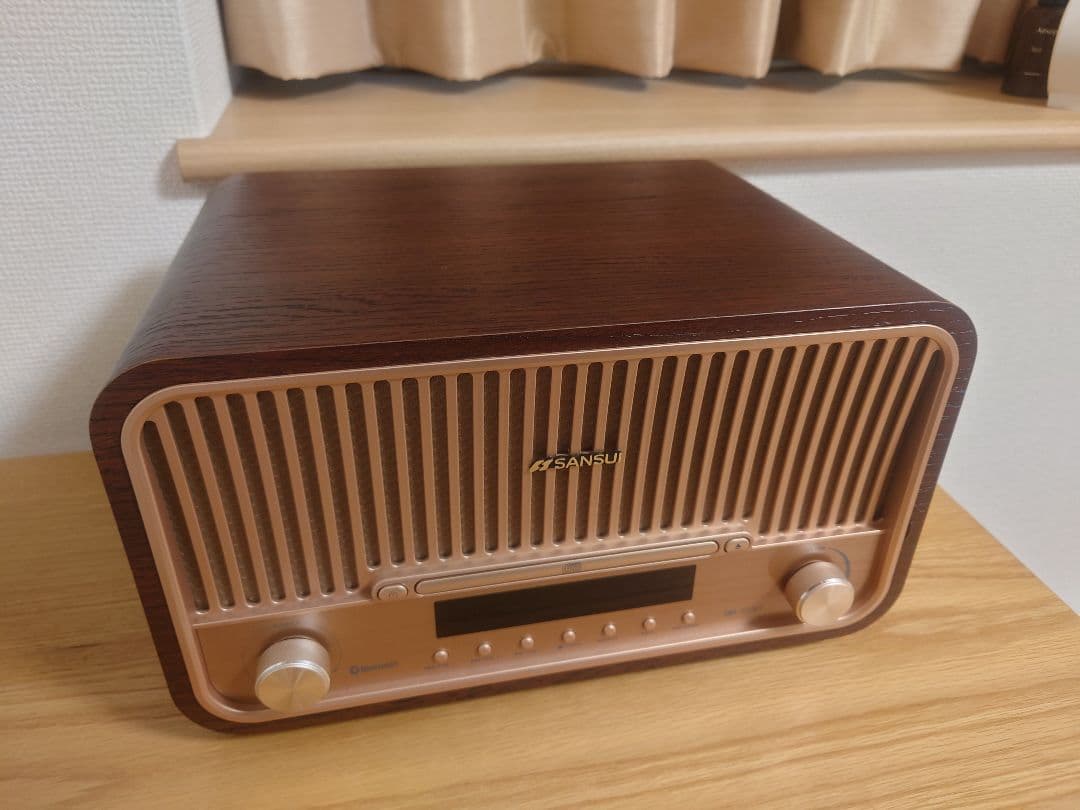 SANSUI SMS-820BT Bluetooth CDステレオシステム