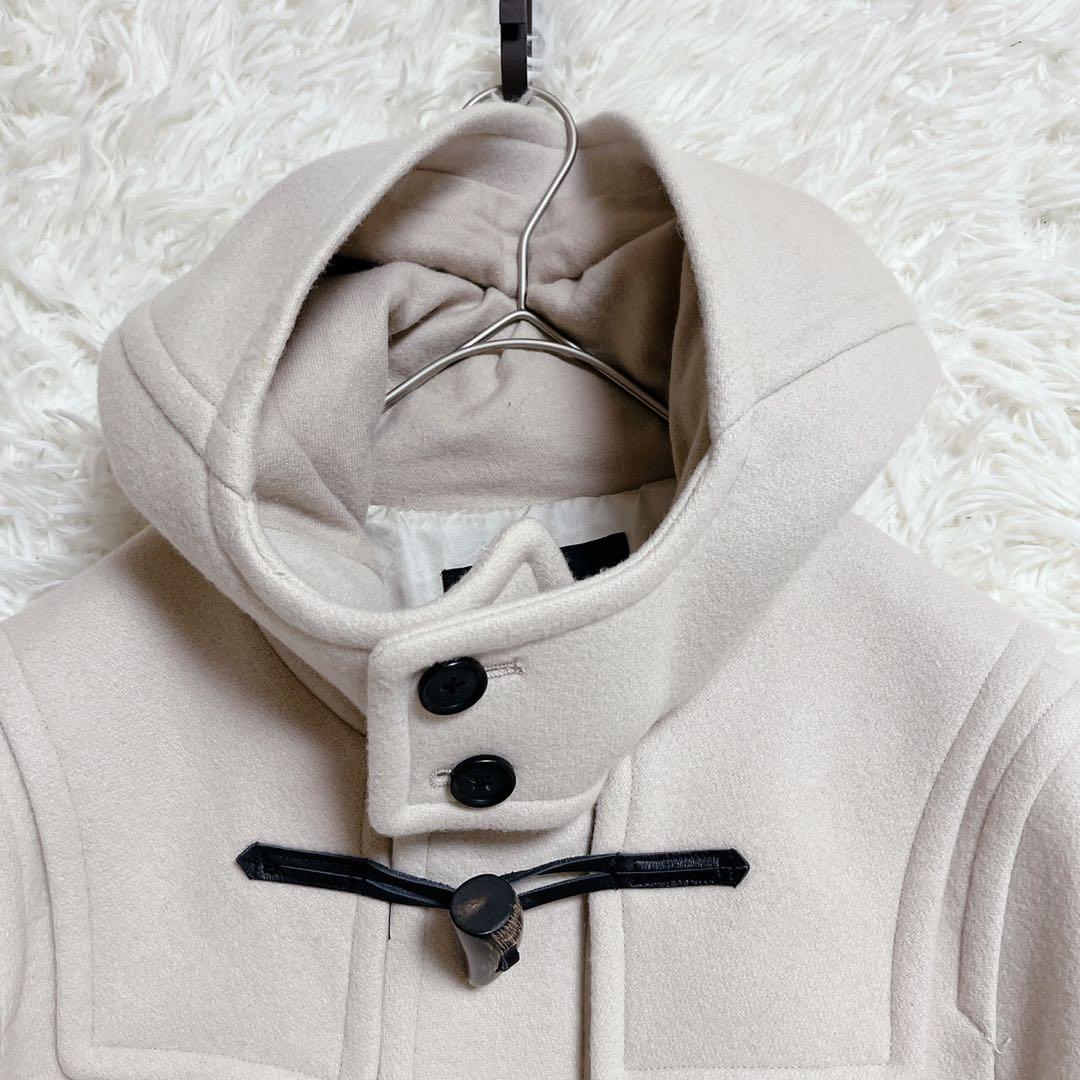 【ESTNATION】ダッフルコート (M) 羊毛 カシミヤ混 ロング丈