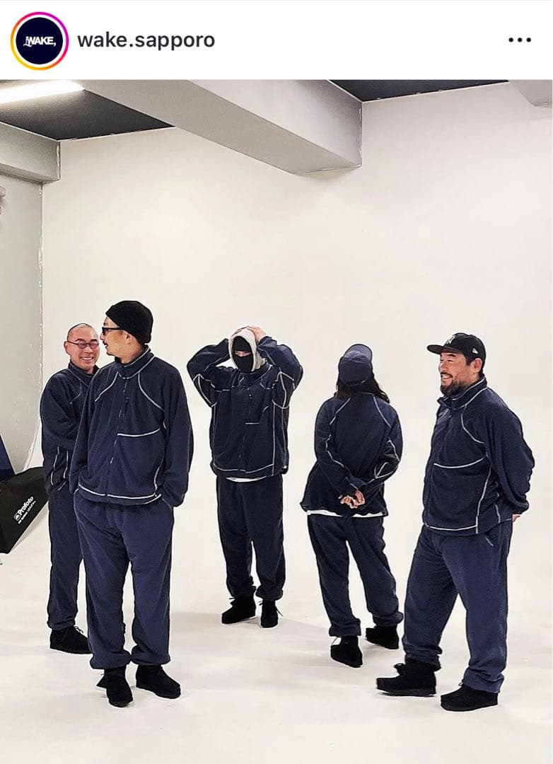【wake sapporo】Acy for WAKE FLEECE セットアップ