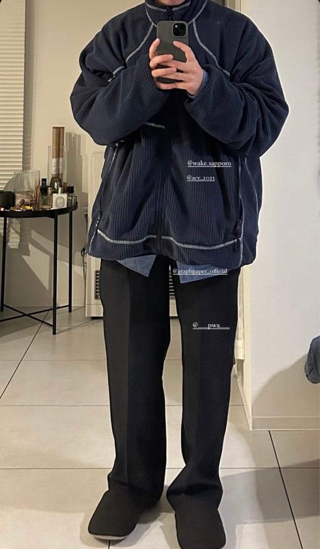 【wake sapporo】Acy for WAKE FLEECE セットアップ