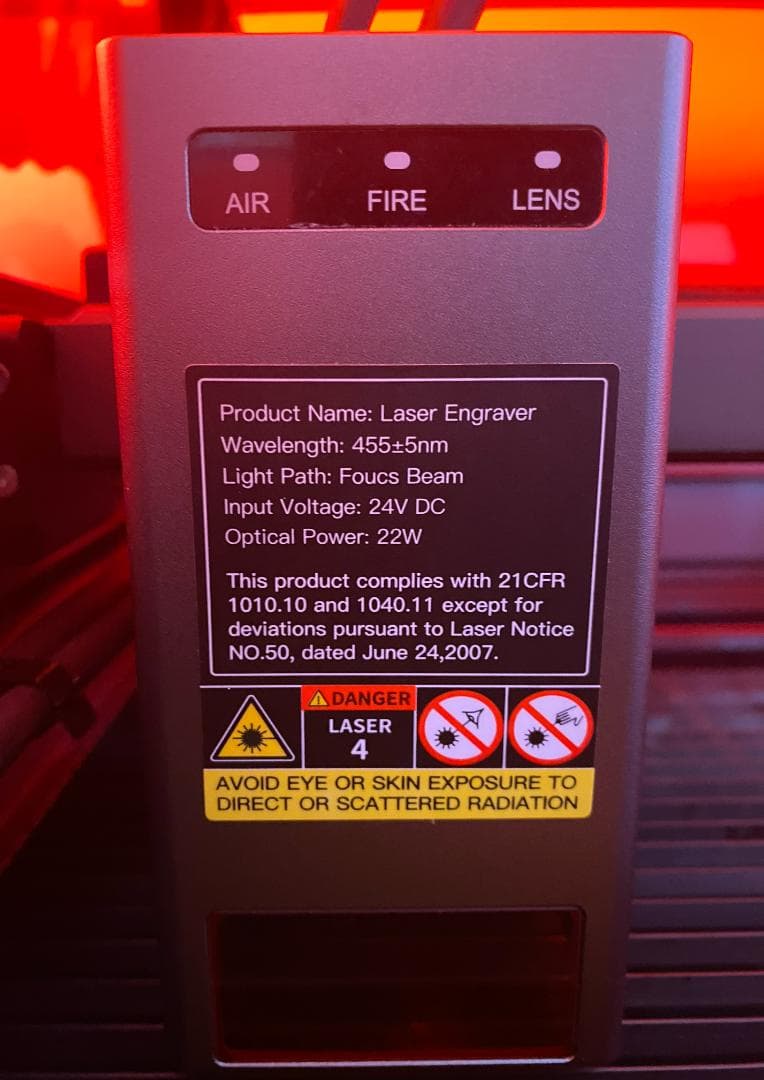 Creality Falcon2 Pro 22W レーザー彫刻・切断機