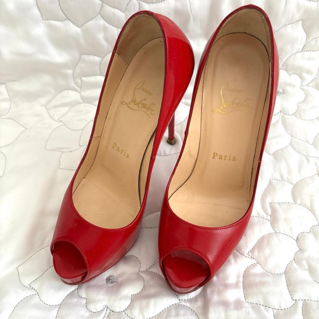 ⭐︎ Christian Louboutin 36 赤　ハイヒール　美品⭐︎