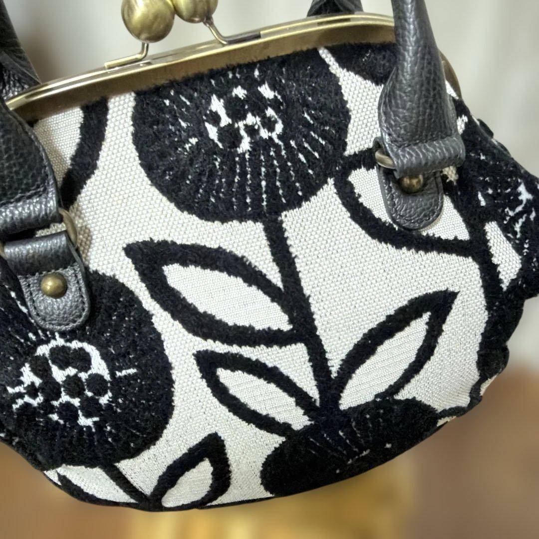 [美品] SOAR SOLe ソアソウル　ゴブラン織　がまくち型バック　お洒落