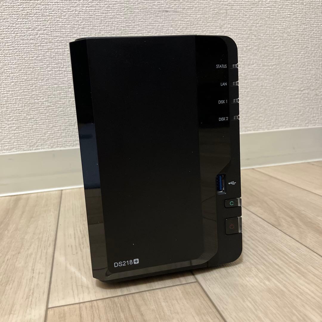 Synology DS218+ メモリ増設・初期化済
