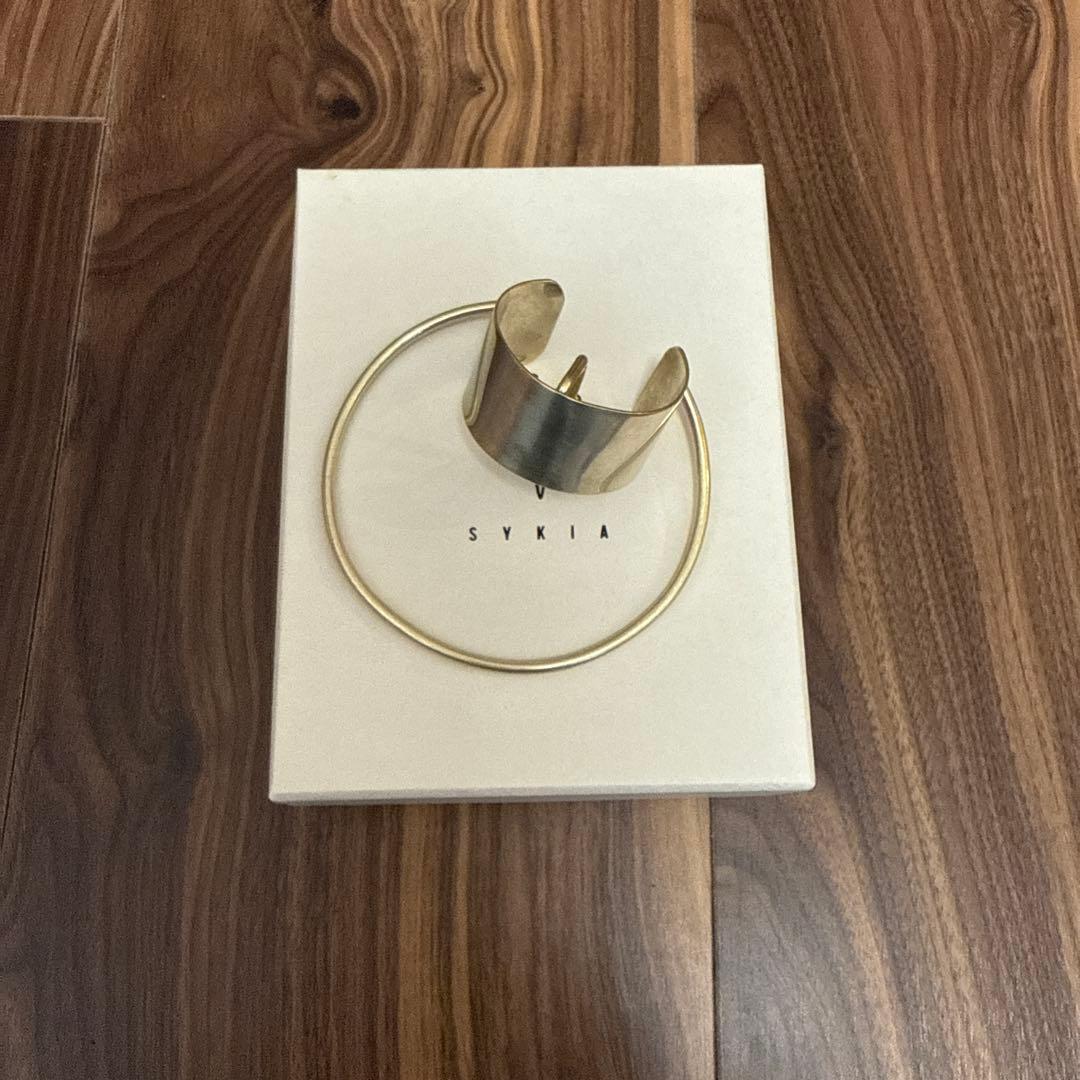 【SYKIA】ヘアピアス/ゴールド