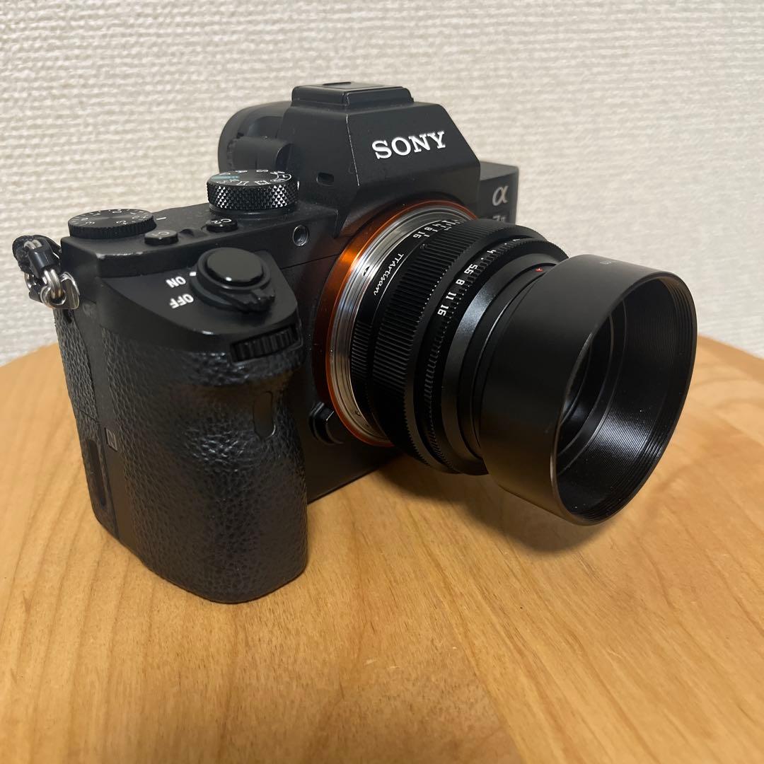 【美品】TTArtisan 50mm f/2 Eマウント FE MF フード付