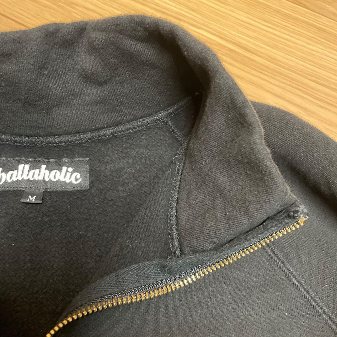 ballaholic ハーフジップ ブラック ウェア