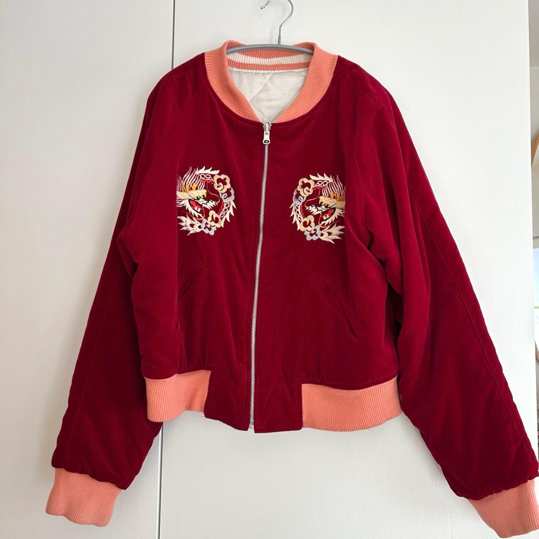 フルカウント リバーシブルスカジャン M38 別珍/キルティング used