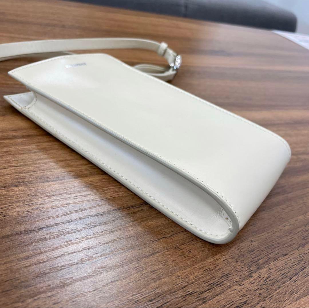 【美品】JIL SANDER ジルサンダー スマホケースバッグ スマホショルダー