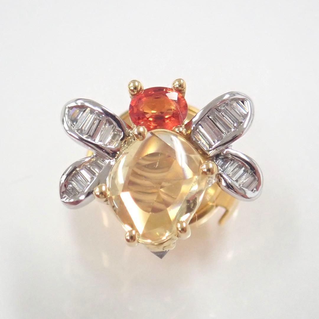 K18 ハチさんのピンブローチ^ ^