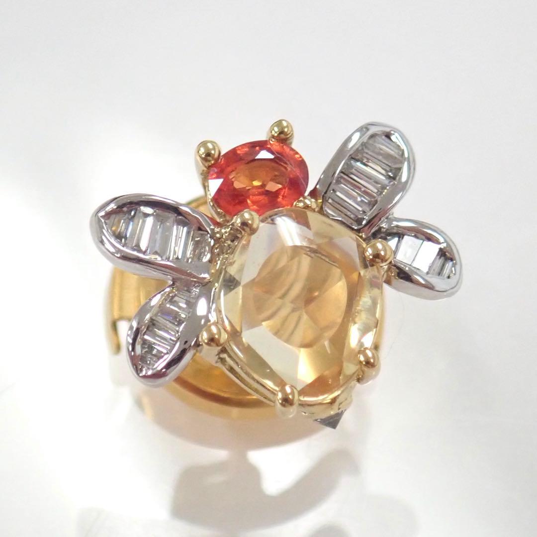 K18 ハチさんのピンブローチ^ ^