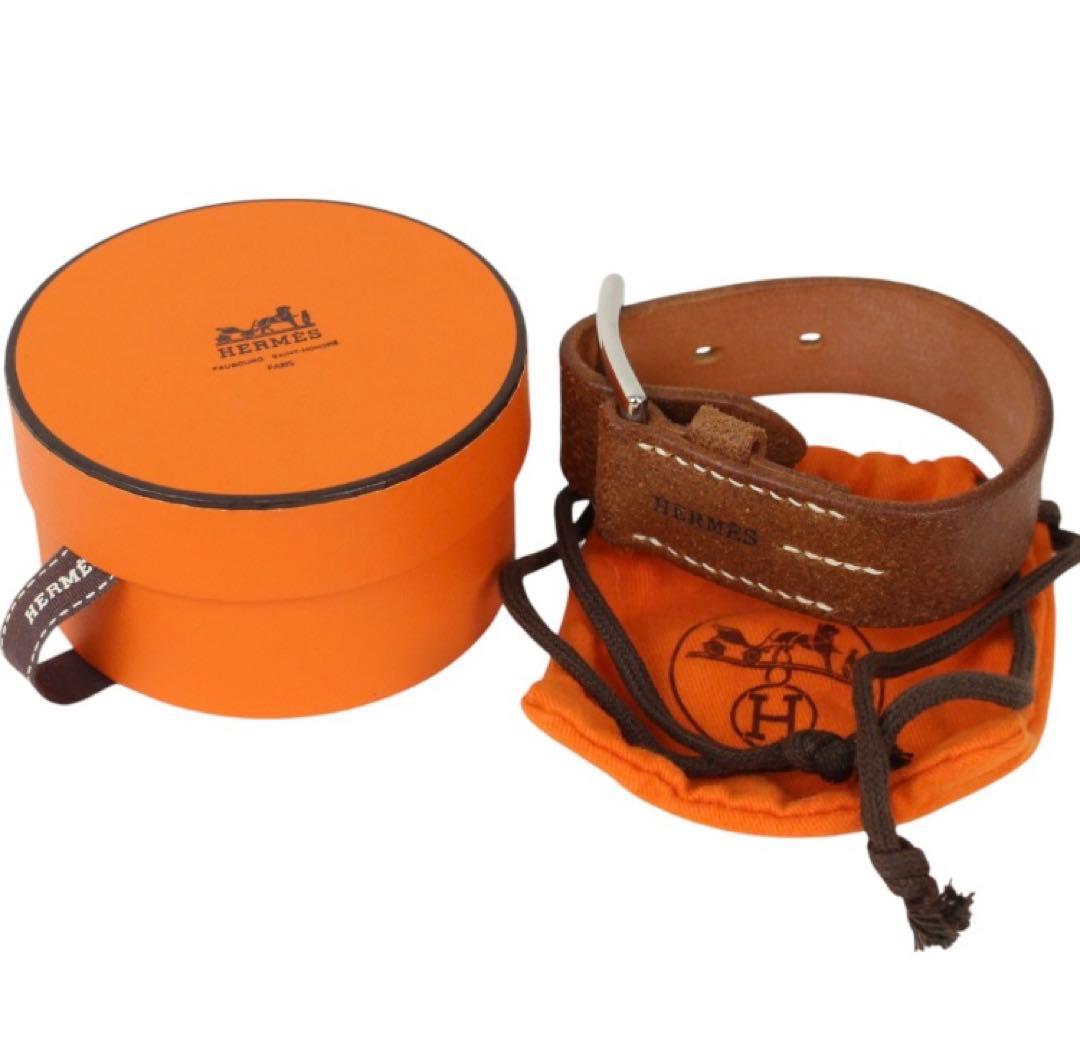 HERMES エトリヴィエールレザーブレスレット　マルジェラ期　藤原ヒロシ