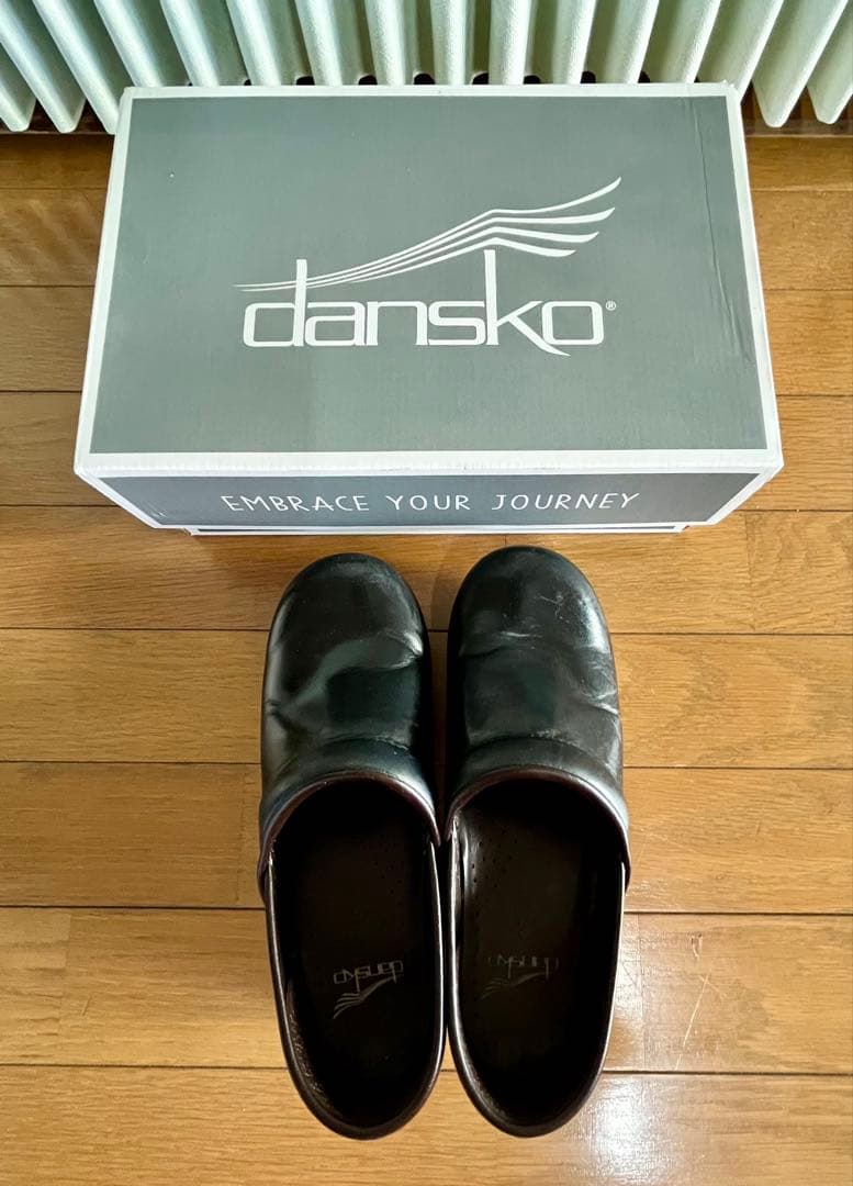 靴 dansko Professional Oiled Pull Up37 Blue
