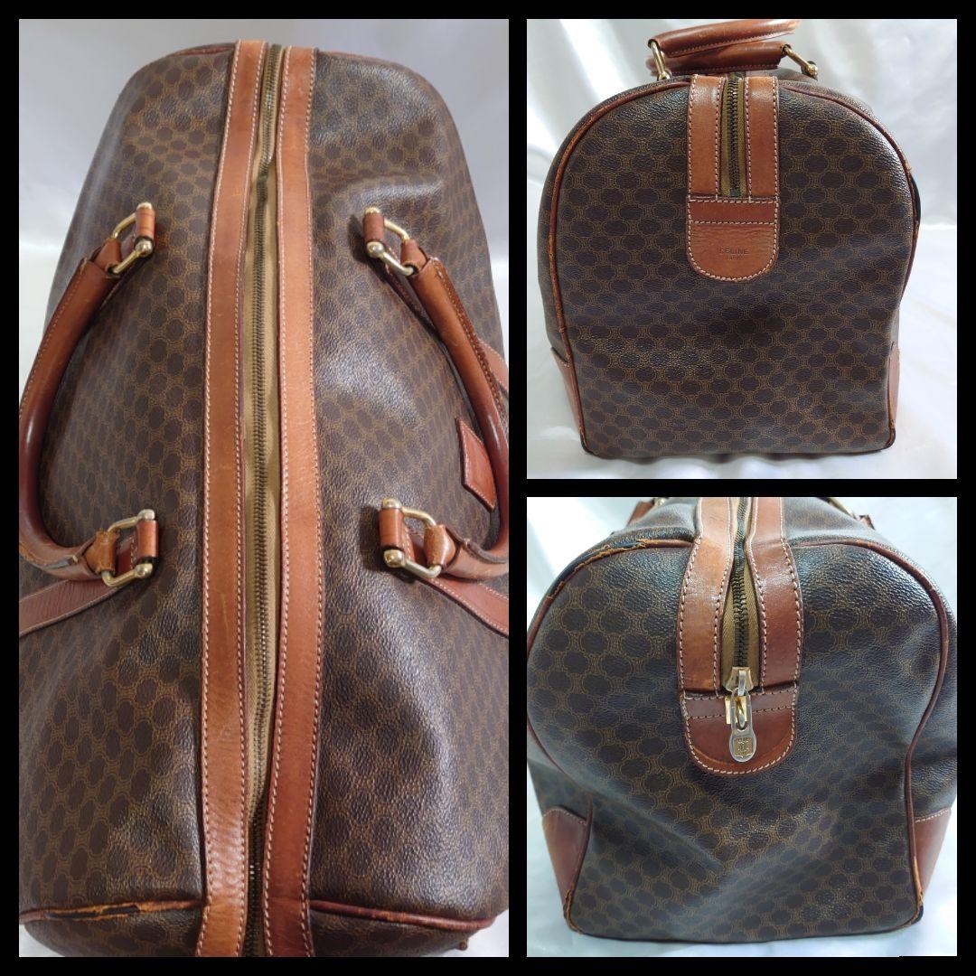 CELINE マカダム柄 ボストンバッグ 旅行カバン