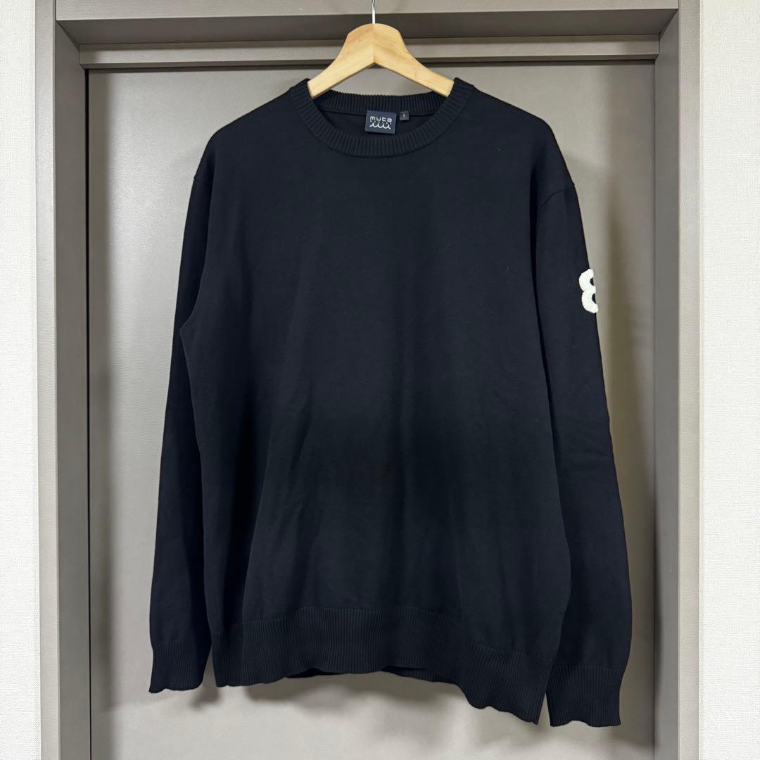 人気 完売品 muta MARINE GOLF 8ワッペン コットンセーター