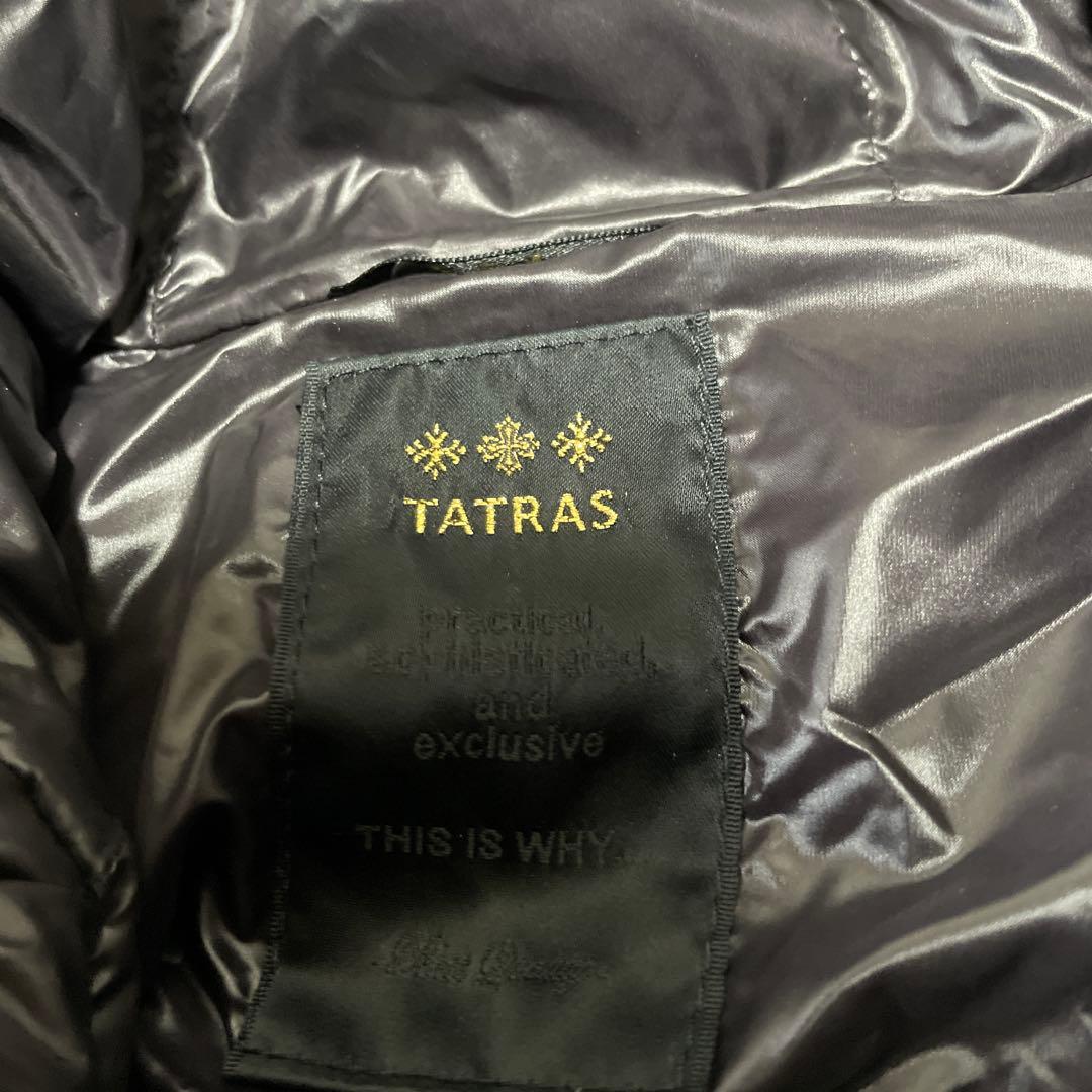 タトラス　ダウンジャケット　ショート丈　ダークブラウン　01 S