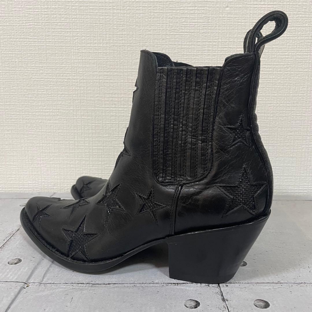 OLD GRINGO オールドグリンゴ ウエスタンブーツ　星　レザー　黒