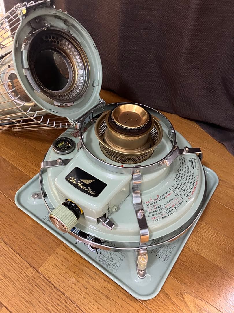 アラジン　ブルーフレーム　箱、説明書、芯クリーナー付き