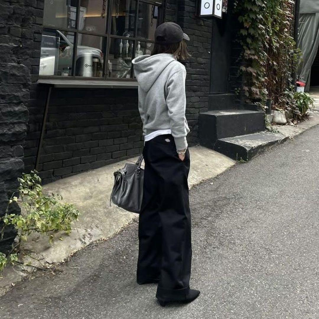 オクスン　ok.soon×dickies コラボチノ［ワイド］ ブラック