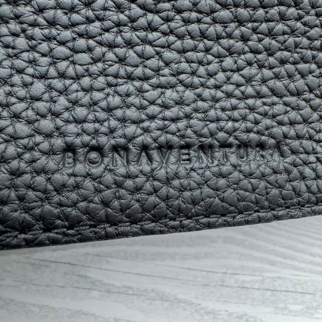 【極美品】ボナベンチュラ　メガネケース　アイグラスケース　ブラック　レザー