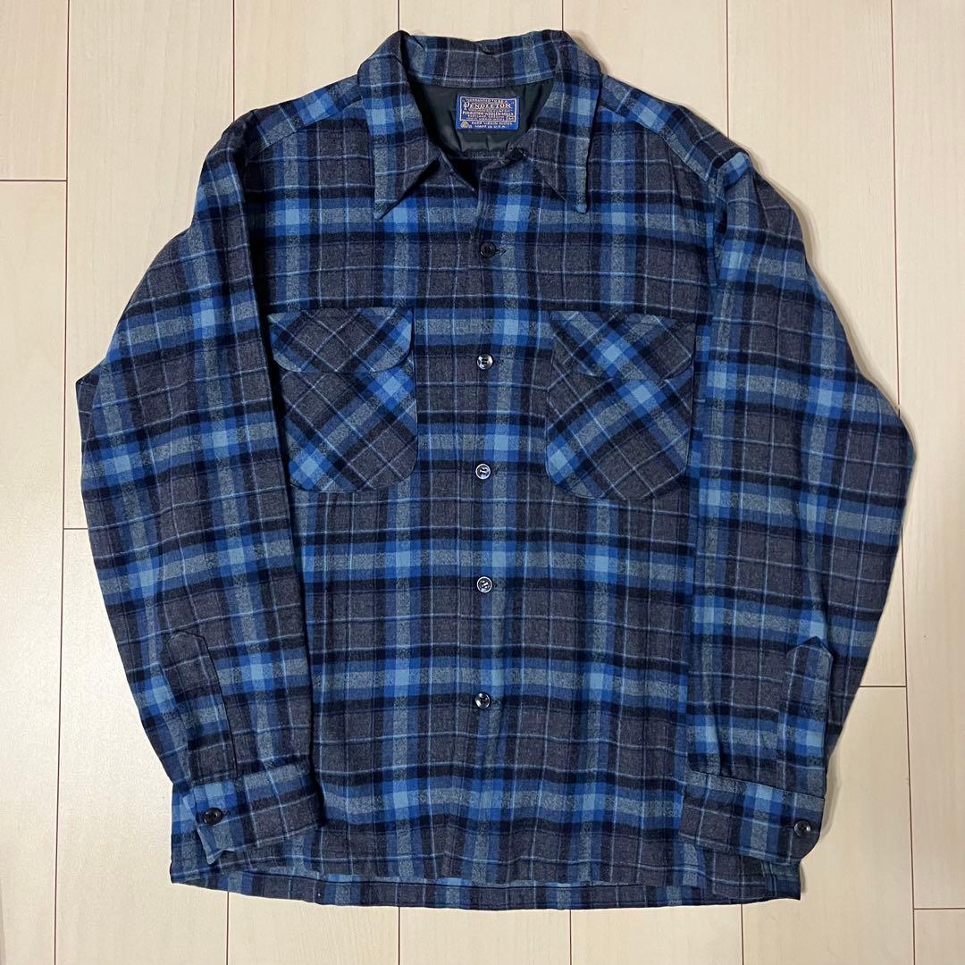 ど*ら様 極上配色 70s ペンドルトン ボード シャツ オンブレ USA製 M