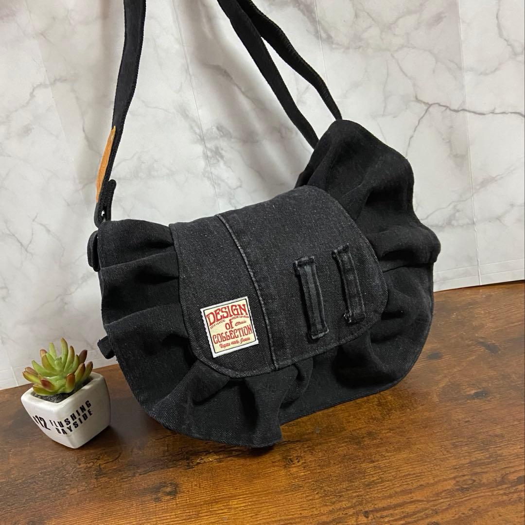 専用*No.30 デニムリメイク【お財布付きバッグ・フリル付き長財布】