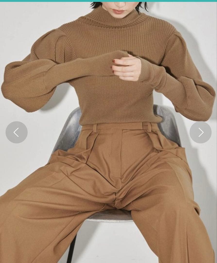 TODAYFUL トゥデイフル Puffsleeve Rib Knit 新品