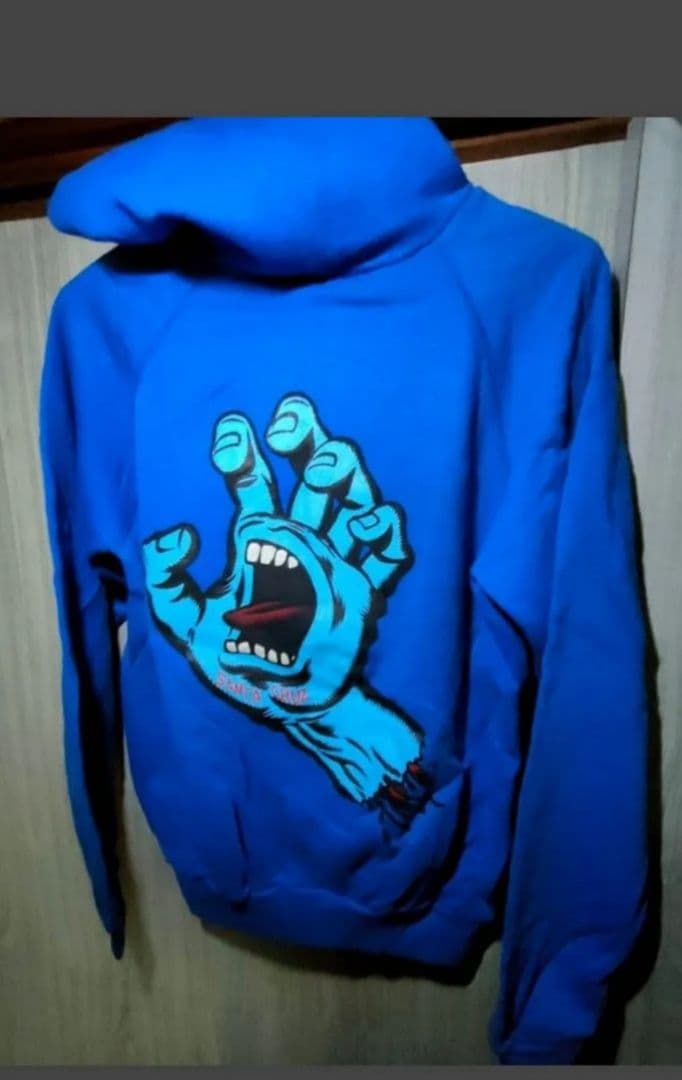 パーカー90s サンタクルーズ プリントパーカー スクリーミングハンド