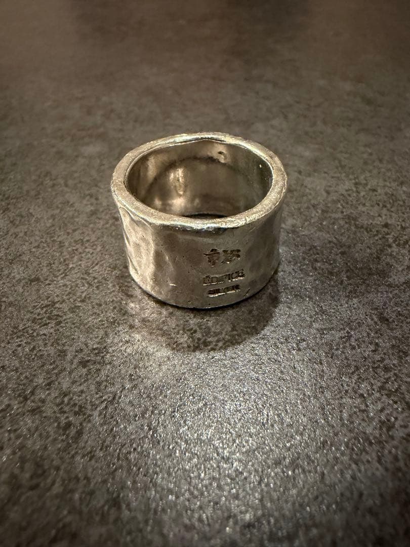 市松　edifice コラボ　シルバーリング　指輪