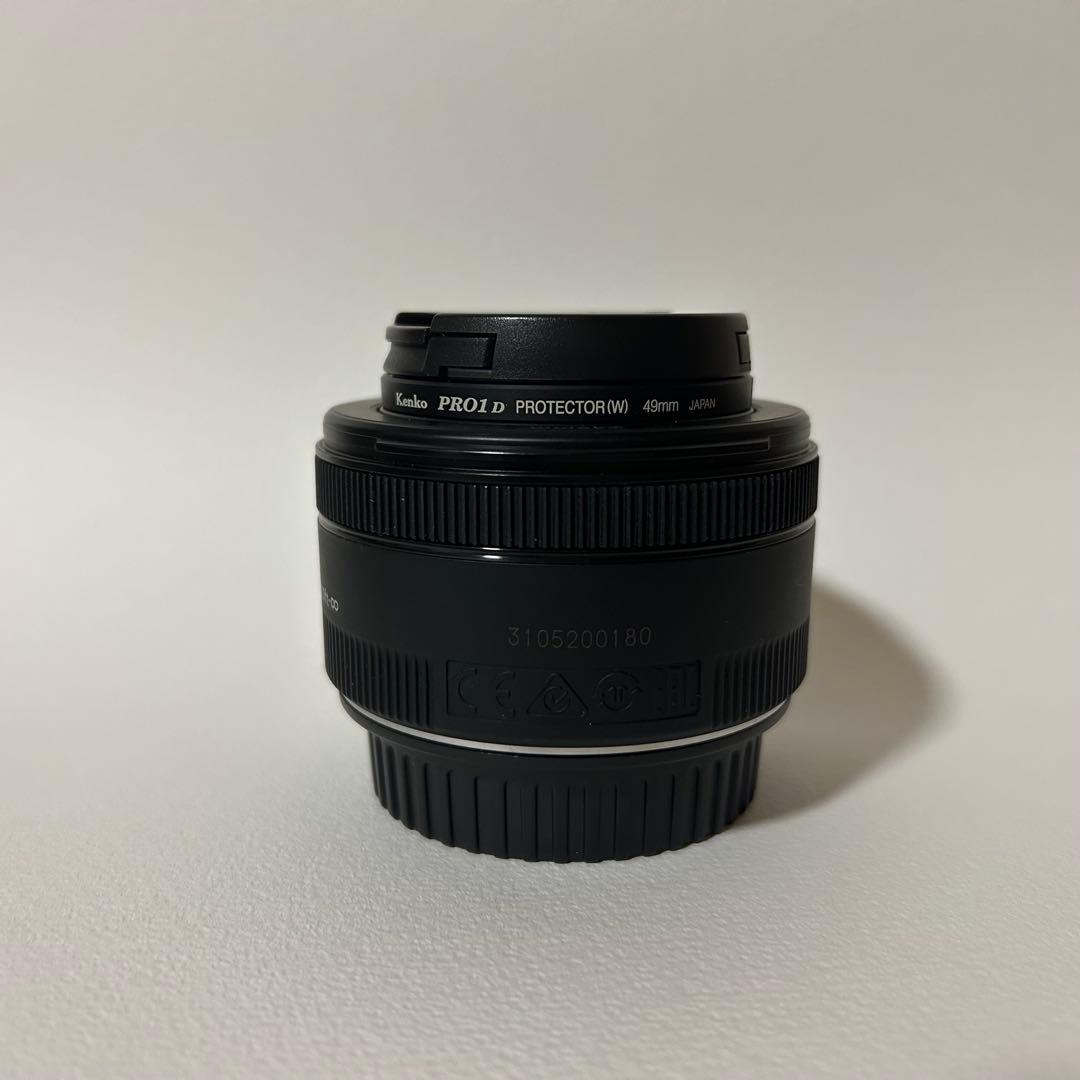 Canon 単焦点 EF50mm F1.8 STM プロテクター付き