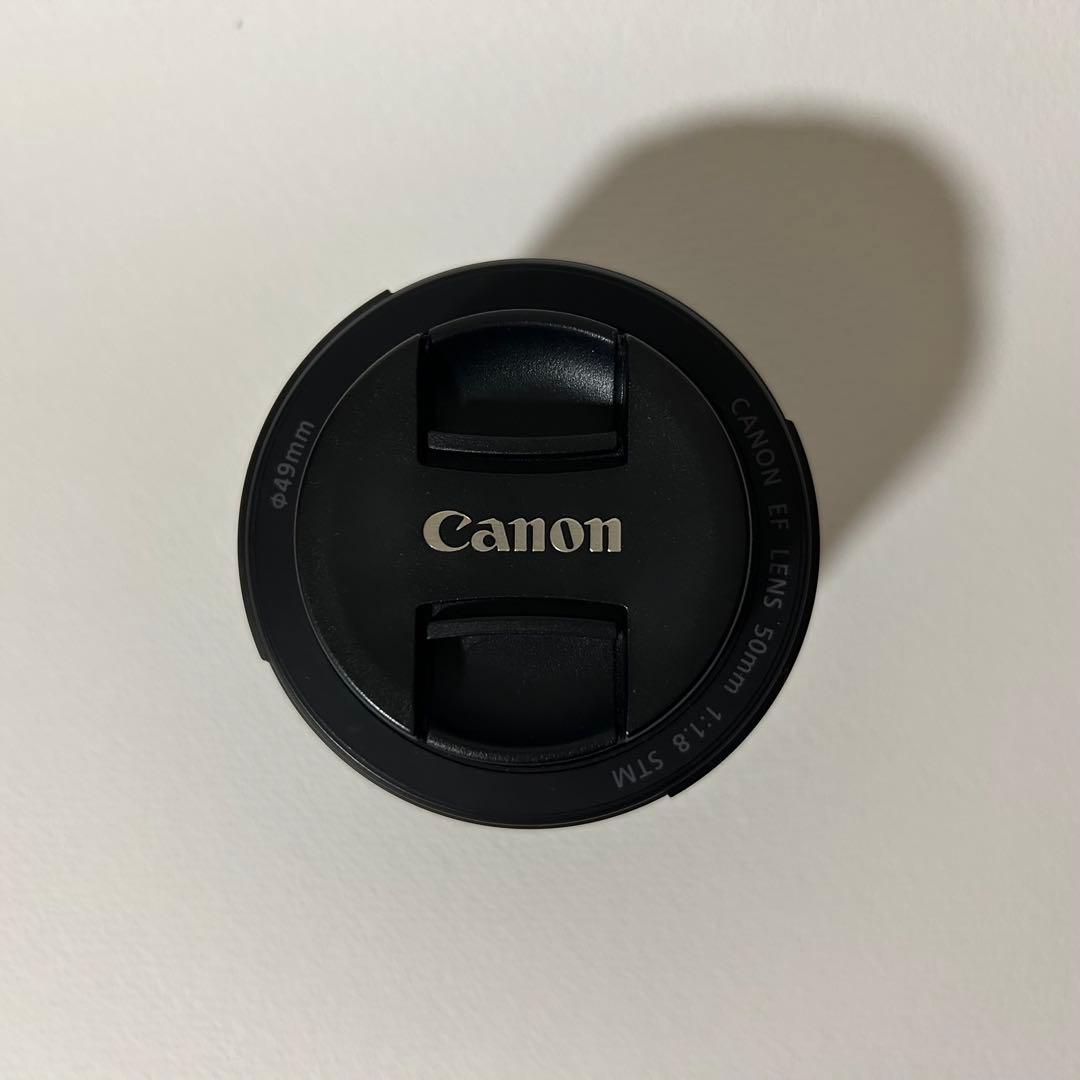 Canon 単焦点 EF50mm F1.8 STM プロテクター付き