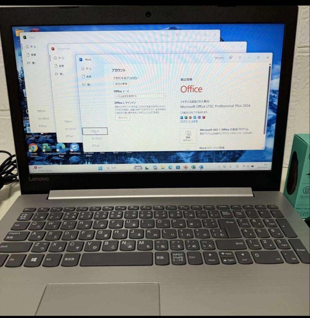Windows11 オフィス付き　 Webカメラ　LENOVOノートパソコン