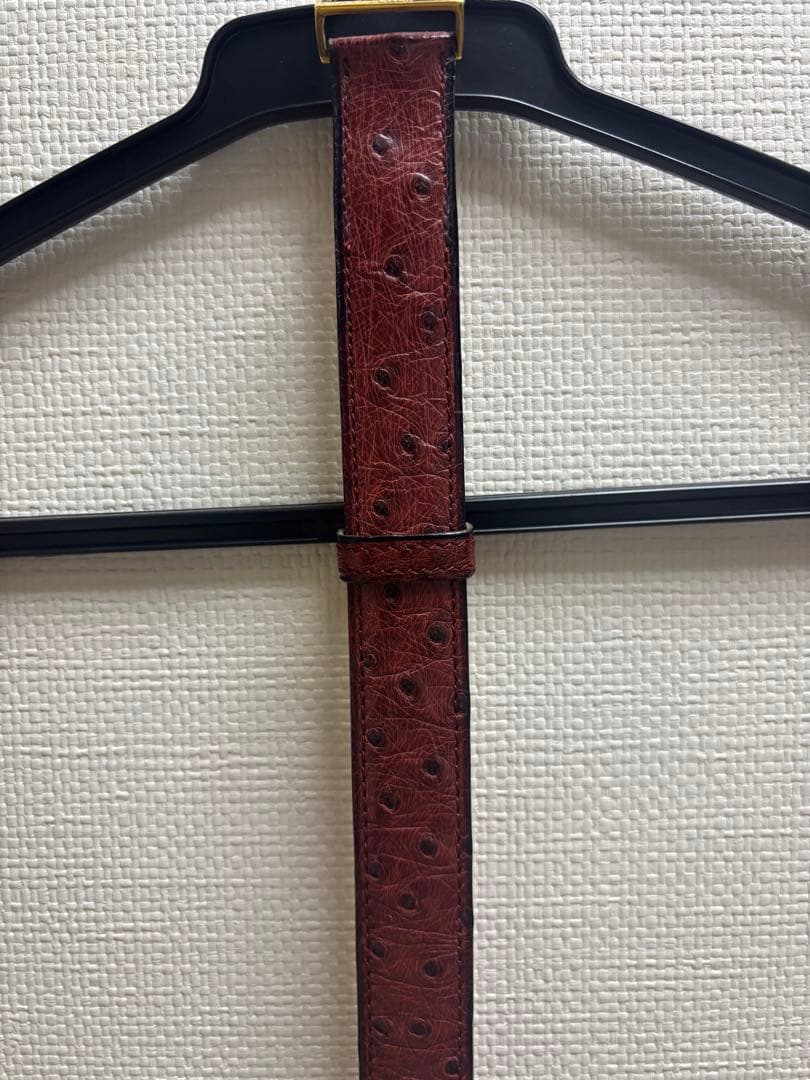 HERMES ベルト　赤