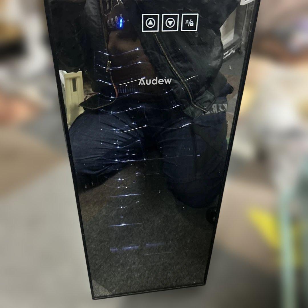 Audew　ワインセラー ワインクーラー 12本収納 ペルチェ静音式