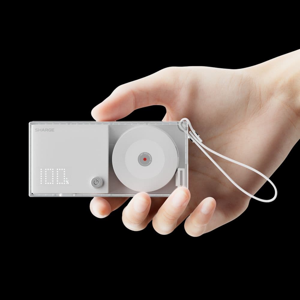 SHARGE モバイルバッテリー 格納式3-in-1
