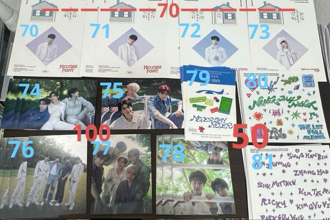 zerobaseone zb1 ゼベワン　トレカ