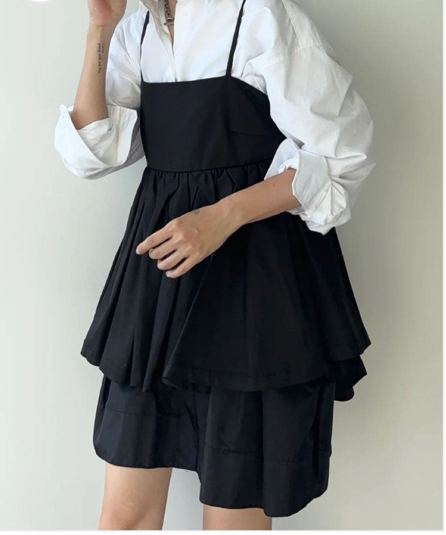 Toh トー　VICKY CAMI-TOPS Black　キャミトップス　黒