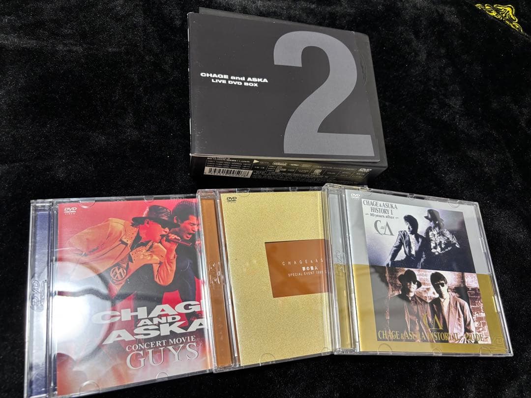 CHAGE and ASKA LIVE DVD BOX 2 超希少3枚組