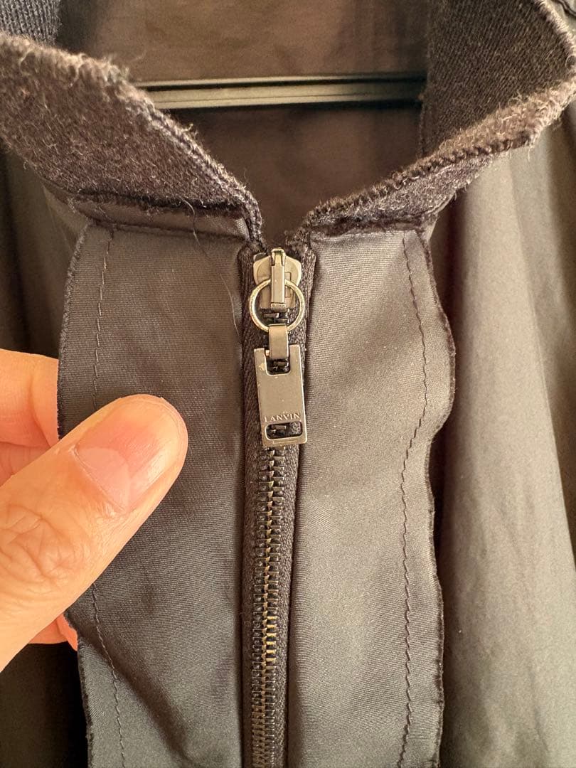 LANVIN ランバン　ルカ期　中綿ブルゾン　ブラック　48