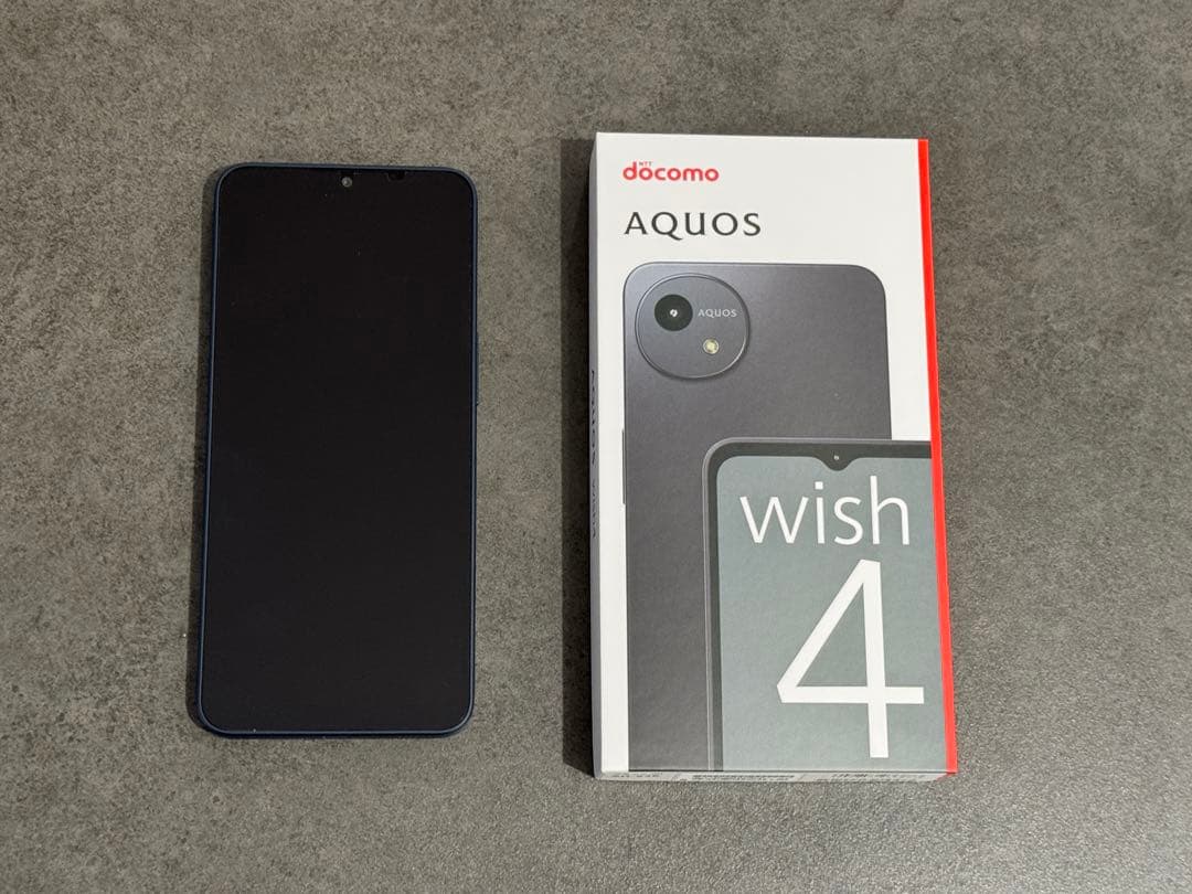 docomo AQUOS wish 4 本体 SH-52E ブラック