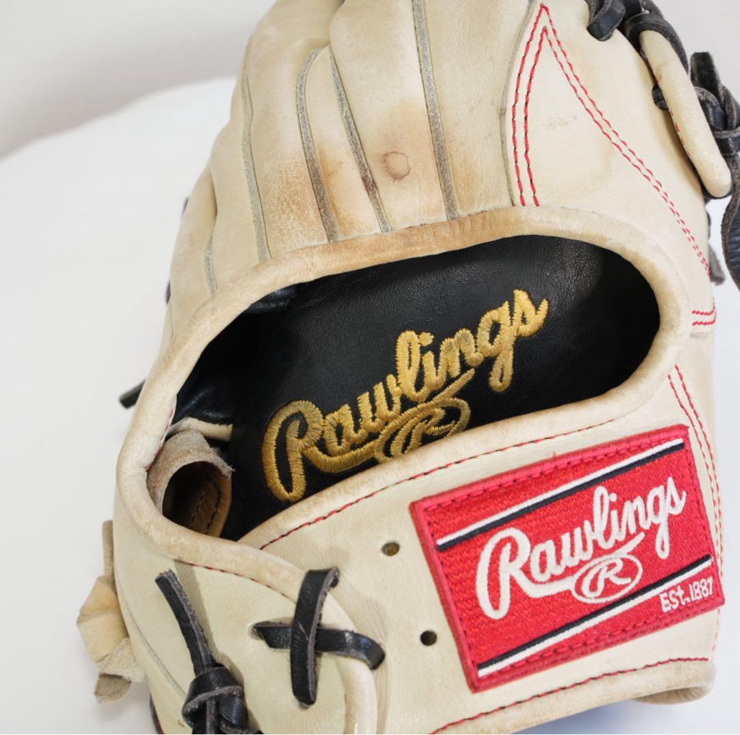 【良品】ローリングス HOH革 13インチ 外野兼用 軟式グラブ