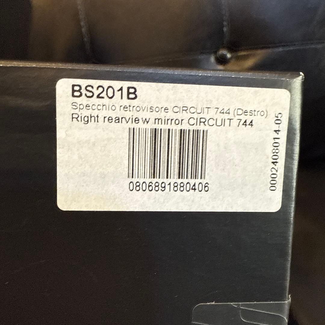 RIZOMA circuit 744 バイク用ミラー 左右セット